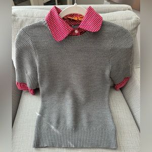 Tory Burch 100% Wool Sweater Knit Top